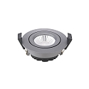 recessed luminaire DILED 68 swivelling IP20, anthracite dimmable 6W 380lm 3000K 36� 36� CRI 95