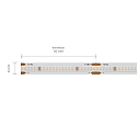 SIGOR LED Streifen CSP, 5m, 10W/m, 320 LED/m, 2700K, 970lm/m, Ra90, 24V, IP20