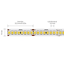 SIGOR LED Streifen NATURE, 5m, 21,6W/m, 2700K, 3616lm/m, 24V, 240 LED/m, IP20