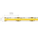SIGOR LED Strip COB TUNABLE WHITE, 15W/m, 4000-2700K, 5m, 576 LED/m, IP20, 24V, 1605lm, Ra90