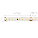 SIGOR LED Strip EXPERT LONG DISTANCE LED, 19,2W/m, 2700K, 1-10M, 128 LED/m, IP20, 24V, 2208lm, Ra90