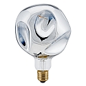 LED Leuchtmittel GIANT DROP, E27, 4W, 1800K, 120lm, IP20, dimmbar, silber metallic