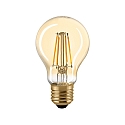 LED Filament light bulb NORMAL A60 GOLD, 230V, � 6cm / L 10.4cm, E27, 4.5W 2500K 420lm 300�, dimmable, gold / clear
