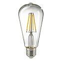LED Filament light bulb Edison ST64, 230V, � 6.4cm / L 14.3cm, E27, 7W 2700K 806lm 300�, dimmable, clear