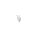 end cap SCHMAL 6 with cable hole, white