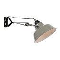 wall luminaire NOV� rotatable, tiltable E27 IP20, green, black dimmable