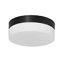 outdoor ceiling luminaire IKARO round, cylindrical, medium IP44, black matt dimmable