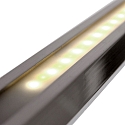 Steinhauer LED Pendelleuchte ZELENA, Up/Down, 122cm, 17+8W 2200-4000K (CCT) 1680+840lm, CRi >90, mit Touch-Dimmer, stahl geb�rstet