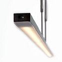 Steinhauer LED Pendelleuchte ZELENA, Up/Down, 122cm, 17+8W 2200-4000K (CCT) 1680+840lm, CRi >90, mit Touch-Dimmer, stahl geb�rstet