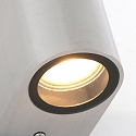 Au�enwandleuchte LOGAN, IP44, Down, Rund, inkl. GU10 LED 4W 2700K 345lm (schaltbar)