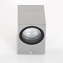 Au�enwandleuchte LOGAN, IP44, Down, Eckig, inkl. GU10 LED 4W 2700K 345lm (schaltbar)