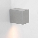 Au�enwandleuchte LOGAN, IP44, Down, Eckig, inkl. GU10 LED 4W 2700K 345lm (schaltbar)