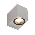 Au�enwandleuchte LOGAN, IP44, Down, Eckig, inkl. GU10 LED 4W 2700K 345lm (schaltbar)
