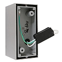 Au�enwandleuchte LOGAN, IP44, Up/Down, Eckig, inkl. 2x GU10 LED 4W 2700K 345lm (schaltbar)