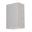 Au�enwandleuchte LOGAN, IP44, Up/Down, Eckig, inkl. 2x GU10 LED 4W 2700K 345lm (schaltbar)