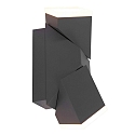 Steinhauer LED Au�enwandleuchte JACK, IP67, 2x 6.5W 2700K 295lm, verstellbar, schwarz matt / Abdeckungen mattwei�