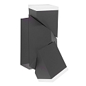 Steinhauer LED Au�enwandleuchte JACK, IP67, 2x 6.5W 2700K 295lm, verstellbar, schwarz matt / Abdeckungen mattwei�