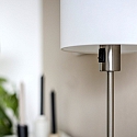 Mexlite Table lamp NOOR, 1 flame, steel
