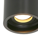 Steinhauer Aufbau-Downlight P�LITE SPOT, � 8.5cm, GU10 max. 40W, starr, schwarz matt