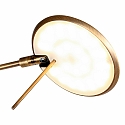 Steinhauer Floor lamp ZODIAC LED, 2 flames, with reading arm, bronze