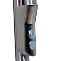 Steinhauer LED Deckenfluter ZODIAC, inkl. Leseleuchte mit Gelenkarm, 25+6W 2700K 2200+700lm, mit Touch-Dimmer, stahl geb�rstet