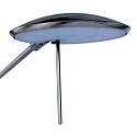 Steinhauer LED Deckenfluter ZODIAC, inkl. Leseleuchte mit Gelenkarm, 25+6W 2700K 2200+700lm, mit Touch-Dimmer, stahl geb�rstet