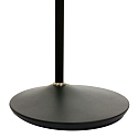 Steinhauer LED Deckenfluter ZODIAC, inkl. Leseleuchte mit Gelenkarm, 25+6W 2700K 2200+700lm, mit Touch-Dimmer, schwarz matt