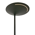 Steinhauer LED Deckenfluter ZODIAC, inkl. Leseleuchte mit Gelenkarm, 25+6W 2700K 2200+700lm, mit Touch-Dimmer, schwarz matt