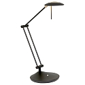 LED Tischleuchte ZODIAC, mit Gelenkarm, 6W 2700K 700lm, CRi >90, mit Touch-Dimmer, schwarz matt