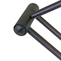 Steinhauer LED Tischleuchte ZODIAC, mit Gelenkarm, 6W 2700K 700lm, CRi >90, mit Touch-Dimmer, schwarz matt