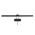 Steinhauer LED Bilderleuchte LITHO, 60cm, 9W 2200-4000K (CCT) 850lm, CRi >90, dimmbar, neigbar, Euro-Steckerkabel, schwarz matt