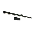 Steinhauer LED Bilderleuchte LITHO, 60cm, 9W 2200-4000K (CCT) 850lm, CRi >90, dimmbar, neigbar, Euro-Steckerkabel, schwarz matt