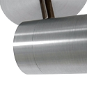 Aufbaustrahler UPROUND, IP44, 1-flammig, inkl. GU10 LED 4.6W 2200-2700K 480lm (D2W), dreh- und neigbar