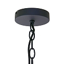 Steinhauer Steinhauer Pendant luminaire SEMICIRKEL, 1 flame, 50cm, black