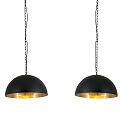 Steinhauer Steinhauer Pendant luminaire SEMICIRKEL, 2 flames, black