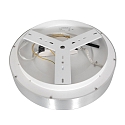 Steinhauer LED Deckenleuchte RINGLEDE, � 38cm, 30W 2700K 2800lm, direkt / indirekt, dimmbar, silber matt