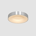 Steinhauer LED Deckenleuchte RINGLEDE, � 38cm, 30W 2700K 2800lm, direkt / indirekt, dimmbar, silber matt