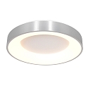 Steinhauer LED Deckenleuchte RINGLEDE, � 38cm, 30W 2700K 2800lm, direkt / indirekt, dimmbar, silber matt