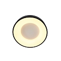 Steinhauer LED Deckenleuchte RINGLEDE, � 38cm, 30W 2700K 2800lm, direkt / indirekt, dimmbar, schwarz matt
