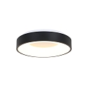 Steinhauer LED Deckenleuchte RINGLEDE, � 38cm, 30W 2700K 2800lm, direkt / indirekt, dimmbar, schwarz matt