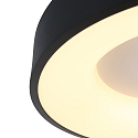 Steinhauer LED Deckenleuchte RINGLEDE, � 38cm, 30W 2700K 2800lm, direkt / indirekt, dimmbar, schwarz matt