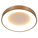Steinhauer LED Deckenleuchte RINGLEDE, � 48cm, 40W 2700K 3600lm, direkt / indirekt, dimmbar, gold matt