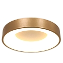 Steinhauer LED Deckenleuchte RINGLEDE, � 48cm, 40W 2700K 3600lm, direkt / indirekt, dimmbar, gold matt