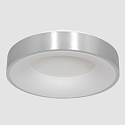 Steinhauer LED Deckenleuchte RINGLEDE, � 48cm, 40W 2700K 3600lm, direkt / indirekt, dimmbar, silber matt