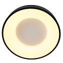 ceiling luminaire RINGLEDE - � 48CM large, round, direct / indirect IP20, black matt dimmable