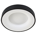 ceiling luminaire RINGLEDE - � 48CM large, round, direct / indirect IP20, black matt dimmable