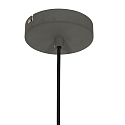 Steinhauer Pendelleuchte KRISIP, � 50cm, flach, E27, Metall, grau matt