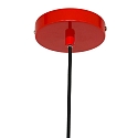 Pendelleuchte KRISIP, � 50cm, flach, E27, Metall, signalrot gl�nzend
