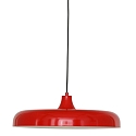 Pendelleuchte KRISIP, � 50cm, flach, E27, Metall, signalrot gl�nzend