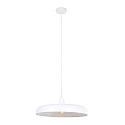 Steinhauer Pendelleuchte KRISIP, � 50cm, flach, E27, Metall, wei� matt